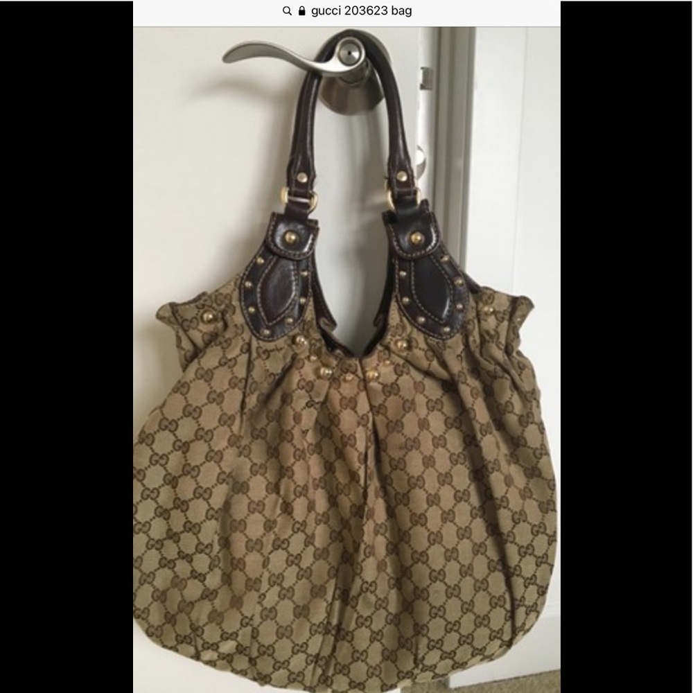 Vintage Gucci  original monogram GG Pelham bag